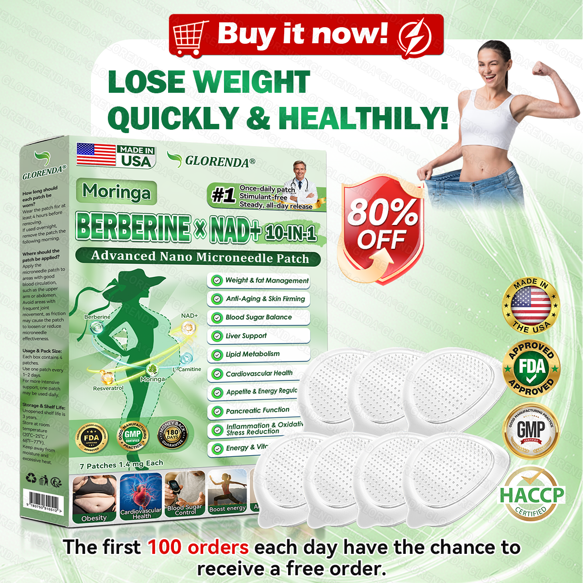𝐆𝐋𝐎𝑹𝑬𝑵𝑫𝗔®𝑴𝒐𝒓𝒊𝒏𝒈𝗮 · 𝗕𝗲𝗿𝗯𝗲𝗿𝙞𝙣𝙚 × 𝙉𝘼𝐃+ 𝟏𝟎-𝐢𝐧-𝟏 𝗔𝗱𝘃𝗮𝗻𝗰𝙚𝙙 𝙉𝙖𝙣𝙤 𝙈𝙞𝙘𝙧𝙤𝙣𝙚𝙚𝐝𝐥𝐞 𝐏𝐚𝐭𝙘𝙝